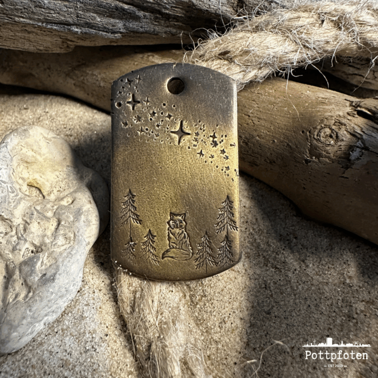 Hundemarke Polarfuchs