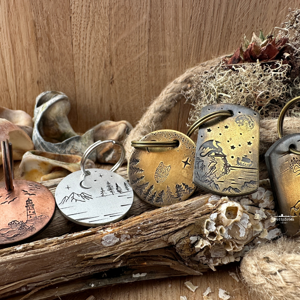 Hundemarken materialien