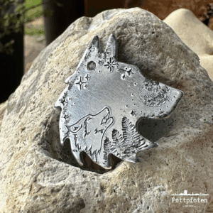 Hundemarke Wolfskopf